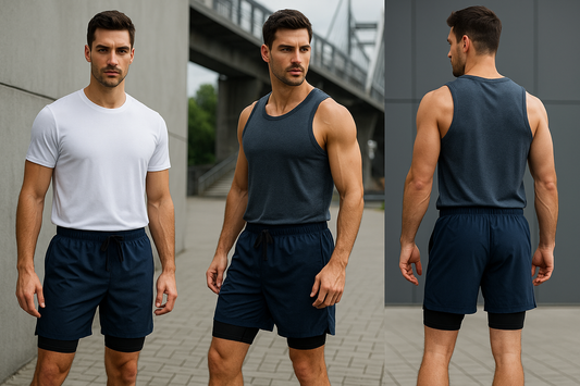 UmbraFit 2‑in‑1 Training Shorts (Men)