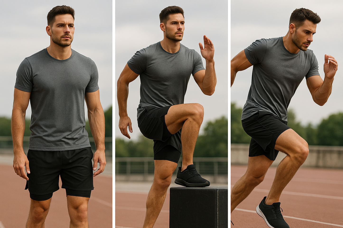 UmbraFit 2‑in‑1 Training Shorts (Men)